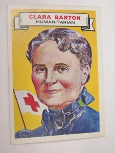 1967 WER BIN ICH ? #9 CLARA BARTON Topps 1967 Trading Card Original - Bild 1 von 2
