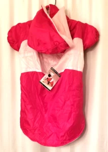 Artic Dog Parka Removeable Hood Red & Pink Zac & Zoey New with TAGS Size XL - Imagen 1 de 6