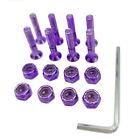 Long Lasting and Reliable 1 inch Skateboard Screw 8pcs Set Versatile Use