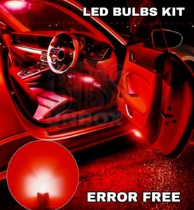 For RANGE ROVER SPORT L320 LED RED INTERIOR LIGHT BULBS FULL SET UPGRADE KIT - Picture 1 of 1