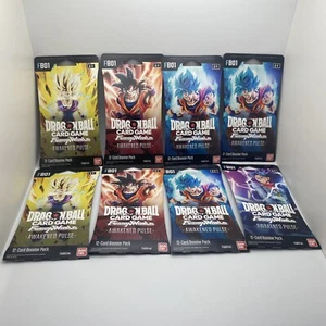 Dragon Ball Z Fusion World Awakened Pulse FB01 Sleeved Booster Packs x8 English - Picture 1 of 3