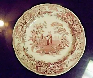 Piatto Vintage Spode Porcellana Collezione Archivio Transfer-ware Inghilterra - Foto 1 di 7