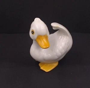 VINTAGE HOMCO PORCELAIN yellow and white Easter duckling figurine #1414  - Picture 1 of 10