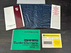 Porsche 911 S 1977 turbo carrera manual del conductor fabricante de equipos originales - Imagen 1 de 18