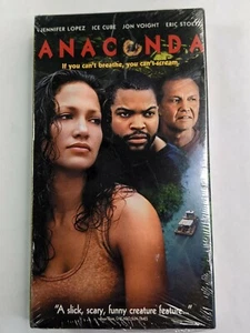 Anaconda VHS Tape, 1997 Jennifer Lopez, Ice Cube NEW Factory Sealed - Picture 1 of 8