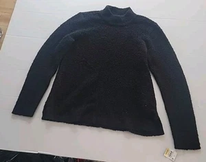 Black Fuzzy Sweater - Picture 1 of 7