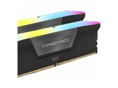 Corsair 64GB (2x32GB) VENGEANCE® RGB  DDR5 DRAM 6600MT/s - CMH64GX5M2B6600C32 - Image 1 of 2
