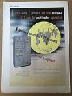 1953 Aircraft Advert Plessey 4 Romotely Controlled Fsk Channels Rtt Link Aeradio