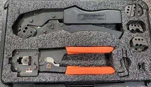 BLACK BOX FT181 CRIMPING TOOL SET IN CASE USA SELLER FREE SHIPPING 4100-27 - Picture 1 of 3