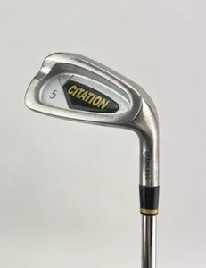 PowerBilt Golf 5 Iron Citation Regular Flex Steel /Right Handed /New Grip /18128 - Picture 1 of 22