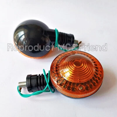 Juego 2 piezas: Lámpara de señal de guiño trasero Yamaha DT100 MX100 RX100 RX125 YB100 YB125 6V. Foto 1 de 4