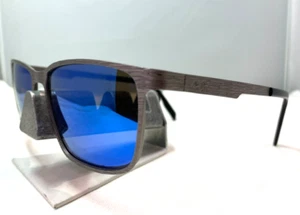 MAUI JIM CUT MOUNTAIN MJ 532-14 SILVER W/ BLUE HAWAII POLARIZED SUNGLASSES NEW 9 - Picture 1 of 9
