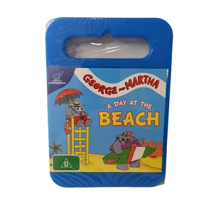 George & Martha A Day At The Beach DVD Animation Children Kids Hippopotamus - Picture 1 of 12