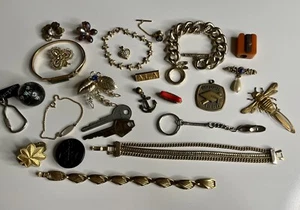 Junk Drawer Jewelry Estate Sale Lot Some Signed - Picture 1 of 10