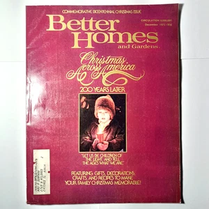 Better Homes and Gardens magazine December 1975 1970s Christmas recipes decor - Picture 1 of 11