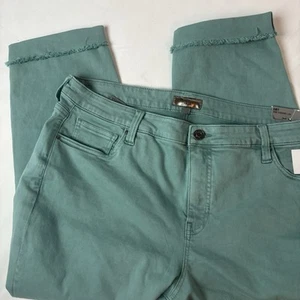 NWT Kut From The Kloth Amy Crop Straight Leg Sea Blue (Green) Plus Sz 18W - Picture 1 of 8