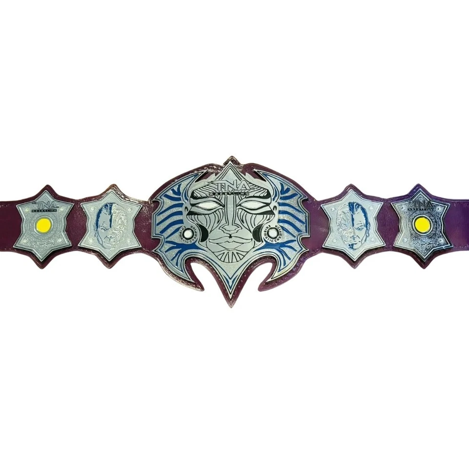 Cinturón de título réplica TNA Jeff Hardy Wrestling Champion 2MM / 4MM Foto 1 de 4