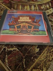 Math Workshop Brøderbund Disc CDRom 1994 - Picture 1 of 3