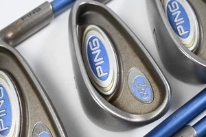 Ladies Ping G5 Irons / 5-PW+SW / Yellow Dot / Ladies Flex Ping ULT 50 I Shafts - Picture 1 of 8