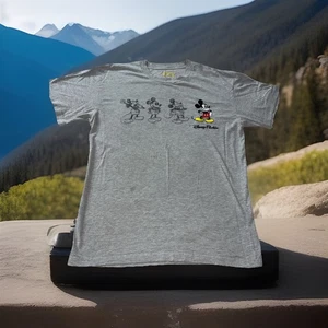 Disney T-Shirt Men's Large Mickey Mouse Disney Florida Embroidered Short Sleeve - Picture 1 of 24