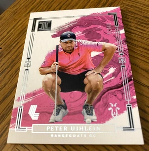 2024 Panini Impeccable LIV Golf - PETER UIHLEIN - "PINK" RC SP #'d 09/25 PGA SP - Bild 1 von 2