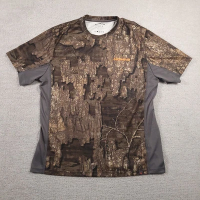 Nomad Camo T-Shirt Mens Large Real Tree Timber Breathable Outdoor - Image 1 of 4