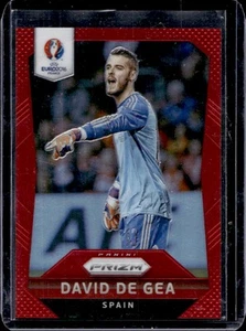 2016 Prizm UEFA Euro David de Gea Red Prizm #60/149 - Picture 1 of 2