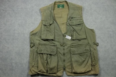 Orvis Vest Mens XL Green Fly Fishing Utility Multi Pocket Mesh Outdoor Hunting - Image 1 of 4