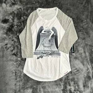 Diamond Supply Co. Angel Weeping Women's Size XS Long Sleeve T-Shirt Top NWT! - Picture 1 of 6