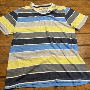 Camiseta Ecko Unltd Para Hombre Grande Rayas Cuello en V Manga Corta Logo Bordado - Imagen 1 de 4