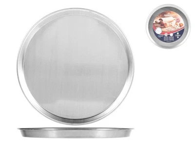 Tortiera In Alluminio Bassa Pizza Cm 34 Argento Pentalux - Immagine 1 di 3