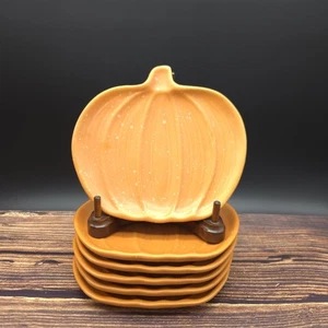 Halloween Thanksgiving Plate Set 6pc Appetizer Dessert Ankyo Development 6.75" - Picture 1 of 5