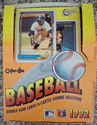 27 New O-Pee-Chee Baseball Un-opened Packs 10 Trading Cards & Bubble Gum Ea 1992 - Image 1 of 3