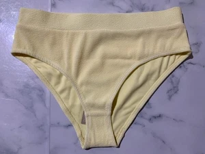 Women's Yellow/Cream Bikini Briefs - Picture 1 of 4