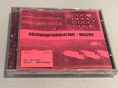 Asian Dub Foundation - Buzzin' - 3 Track CD Single - 1998 London Records 90 - Image 1 of 4