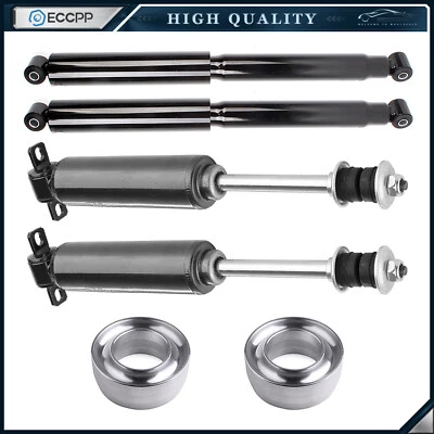 2.5" Front Leveling Kit & Full Set Shocks Struts Fits Dodge Dakota 1997-2004 2WD - Изображение 1 из 4