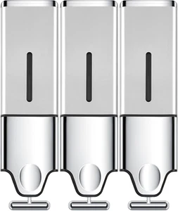 3-In-1 Quadrate Dispensers for the Shower,Shower Soap Dispenser,Conditioner Disp - Picture 1 of 6