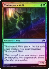 Timberpack Wolf FOIL Magic Origins NM Green Common MAGIC MTG CARD ABUGames