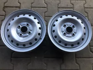 2 Stahlfelgen Felgen Daihatsu Cuore L276 13" Zoll - Bild 1 von 3