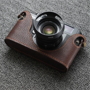 Voigtlander Bessa R2 Half Case – Genuine Handmade Leather Protective Cover - Picture 1 of 5