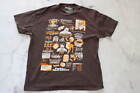 T-shirt adulte marron en coton marron Parks And Recreation 2013 émission de télévision taille L