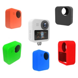 Silikon Schutzhülle Skin mit Objektiv Abdeckung Kappe für GoPro MAX 360 - Bild 1 von 29