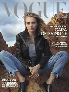 Vogue USA Magazin, Cara Delevingne, Kendall Jenner, Sam Mendes, April 2023 - Bild 1 von 2