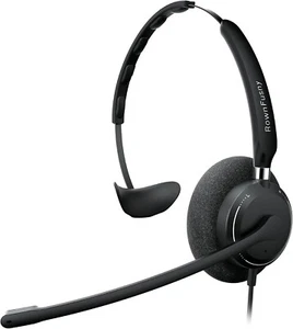 R06S Mono Wired USB Headsets for PC with Noise-Cancelling Microphone, Black - Picture 1 of 11