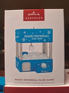 2024 Hallmark Keepsake Christmas Ornament Magic Snowball Claw Game NIB SOLD OUT - Picture 1 of 1
