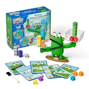 hand2mind Numberblocks Blockzee Balance Activity Set, 61 MathLink Cubes, Bala... - Picture 1 of 7