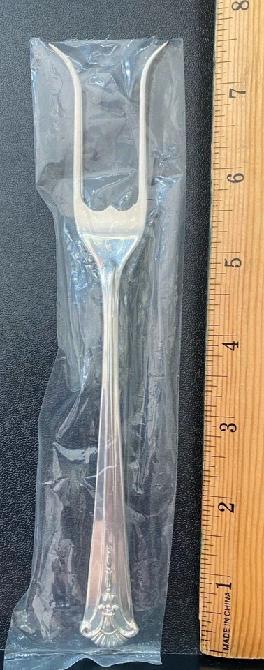 KIRK WORTHINGTON。 AKA SEVERN 纯银平底锅 1 烘烤马铃薯叉 — 第 1/1 张图片