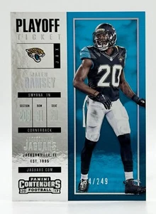 2017 Contenders Playoff Ticket #20 Jalen Ramsey 134/249 Jacksonville Jaguars - Picture 1 of 2