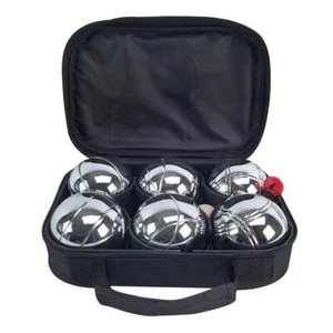 Boccia Spiel Boule Set 6 Kugeln Metallkugeln Boulekugeln Petanque - Bild 1 von 2
