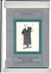 SOTHEBY'S TANZTHEATER KOSTÜM BÜHNENDESIGN Russisch Bakst Benois Motley Katze 82 - Bild 1 von 1